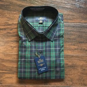 NWT men’s wrinkle resistant Club Room dress shirt